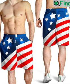 American Flag Style Men Shorts