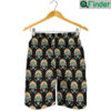 American Indian Skull Pattern Mens Short