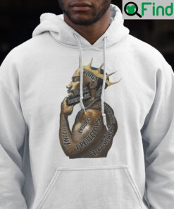 Black Fathers Are Kings Strong Supportive Hoodie