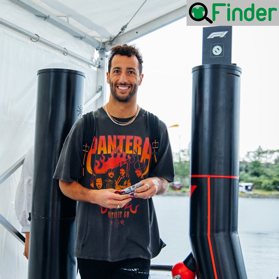 Daniel Ricciardo Vintage Pantera Watch It Go T Shirt Daniel Ricciardo Vintage Pantera Watch It Go T Shirt