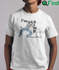 I Am A SIMP Skeleton In Magic Pajamas Shirt