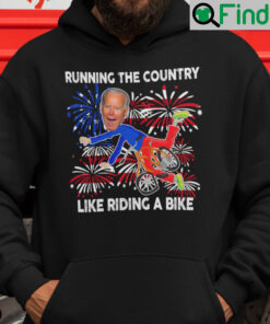Riding The Country Like Riding A Bike Joe Biden 4th July Hoodie