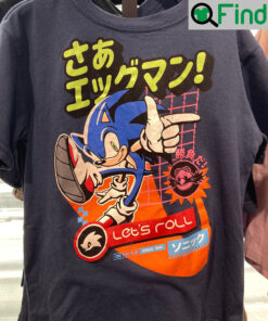Sonic the Hedgehog with Kanji T Shirt