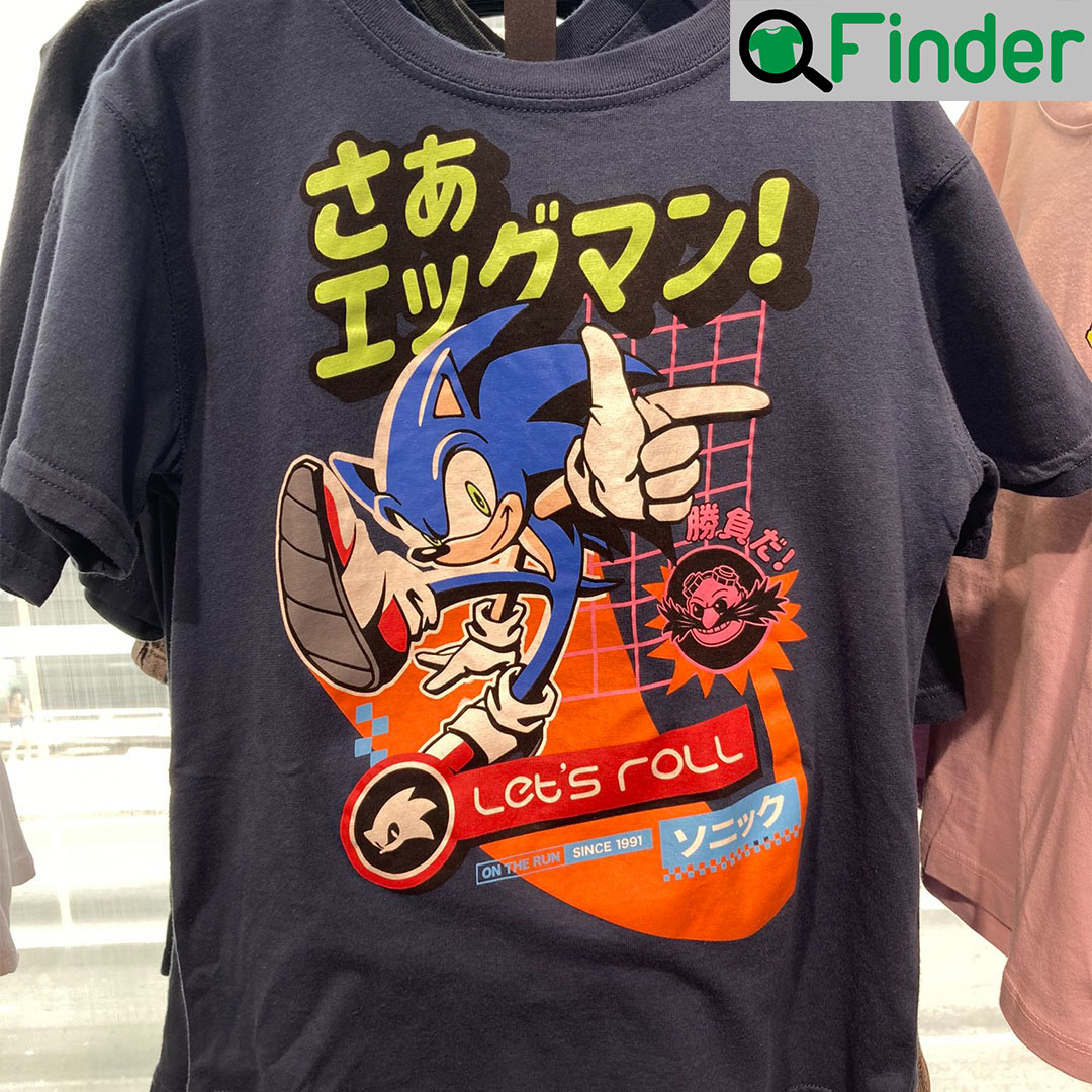 Sonic the Hedgehog with Kanji T Shirt Sonic the Hedgehog with Kanji T Shirt