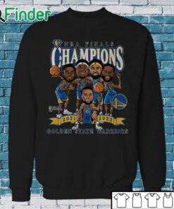 Sweatshirt Golden State Warriors Fanatics Branded 2022 NBA Finals Champions Caricature T Shirt