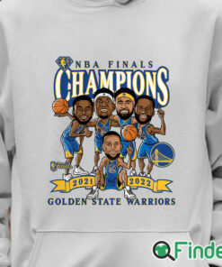 Unisex Hoodie Golden State Warriors Fanatics Branded 2022 NBA Finals Champions Caricature T Shirt