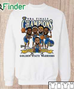 Unisex Sweatshirt Golden State Warriors Fanatics Branded 2022 NBA Finals Champions Caricature T Shirt