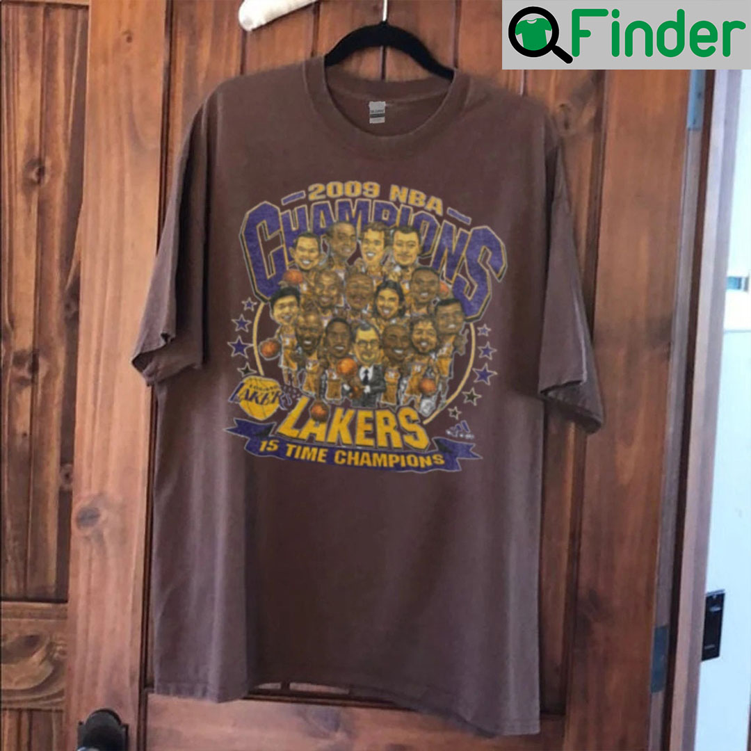 Vintage Style 2009 Lakers Championship Shirt Vintage Style 2009 Lakers Championship Shirt