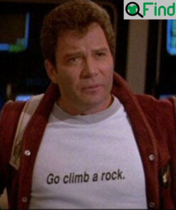 Captain James T. Kirks Go Climb A Rock T Shirt