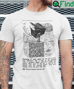 Disposing Of Used Engine Shirt