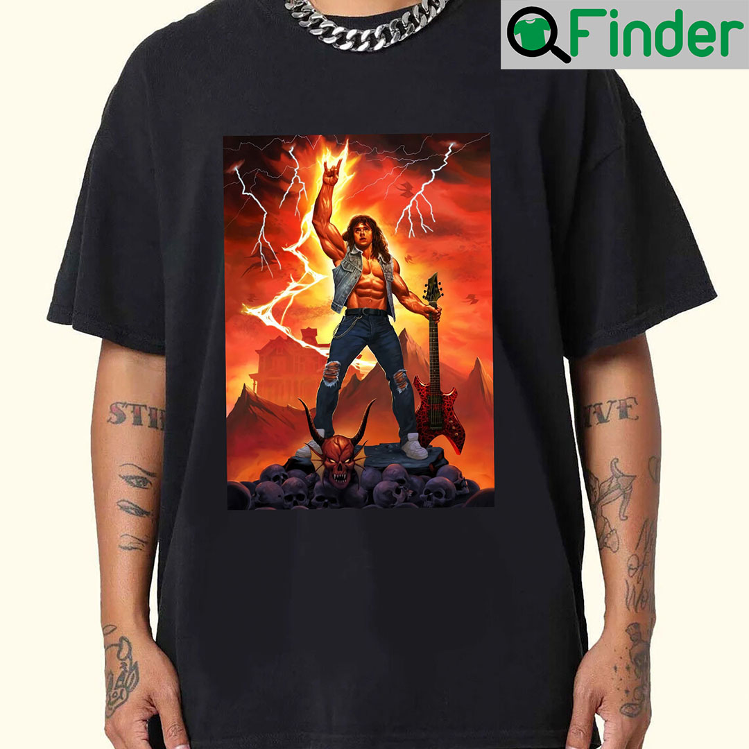 Eddie Munson Stranger Things Season 4 Unisex Tee Shirt Eddie Munson Stranger Things Season 4 Unisex Tee Shirt
