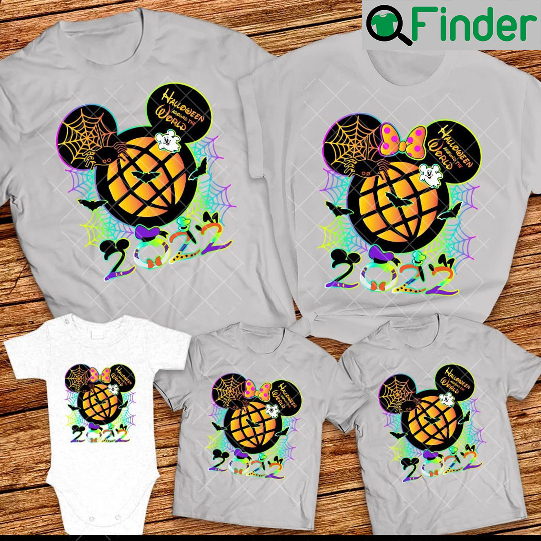 Halloween around the World Disney Epcot Halloween Family Shirt 2022 Halloween around the World Disney Epcot Halloween Family Shirt 2022