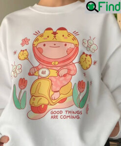 Kawaii Cat Good Things Are Coming T Shirt