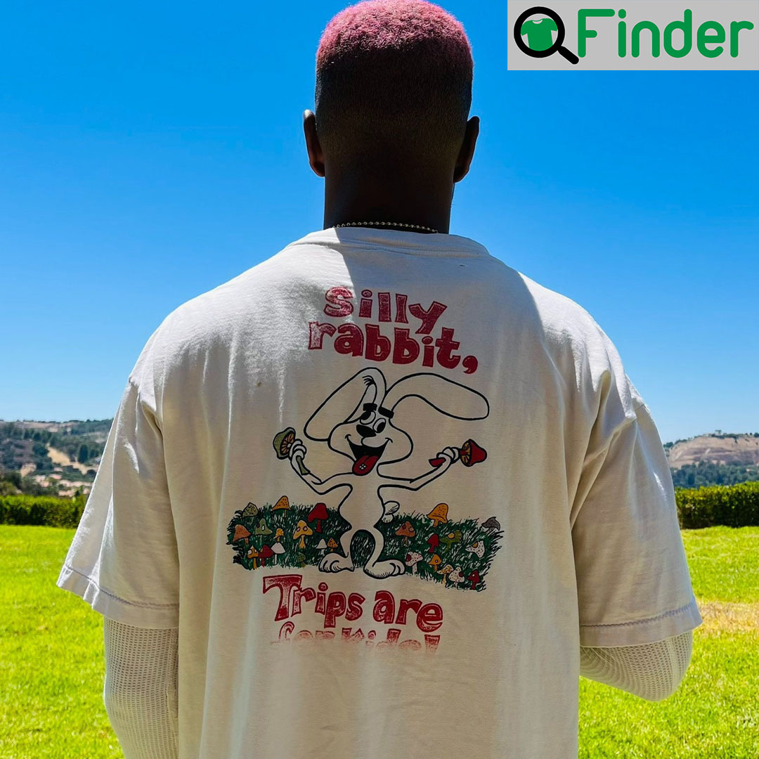 KiD CuDi Silly Rabbit Trips Are For Kids T Shirt KiD CuDi Silly Rabbit Trips Are For Kids T Shirt