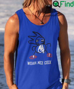 Woah Nice Cock Meme Shadow Hedgehog Tank Top
