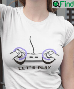 Boob Controller Lets Play Shirt Game Controller Dirty Mind