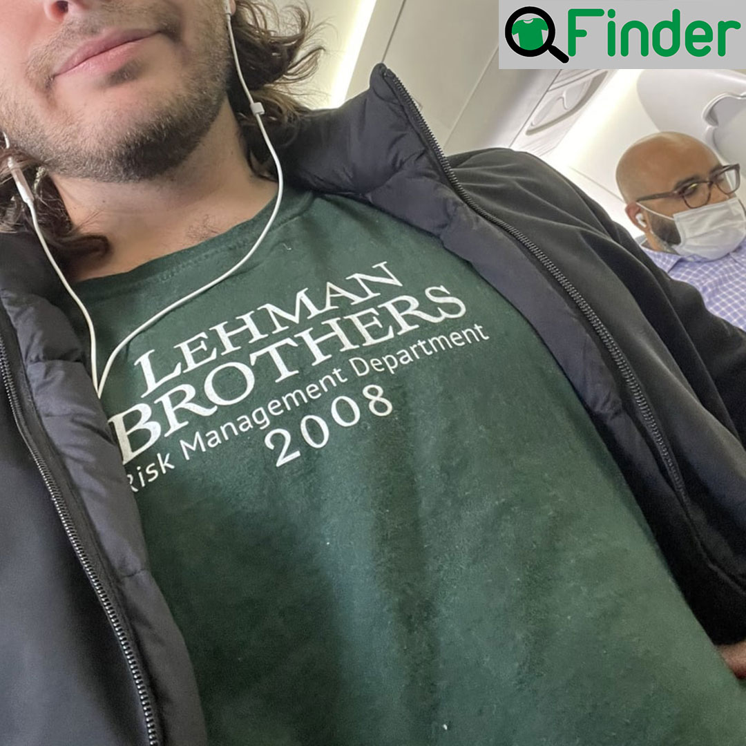 Lehman Brothers T Shirt Risk Management Department 2008 Lehman Brothers T Shirt Risk Management Department 2008