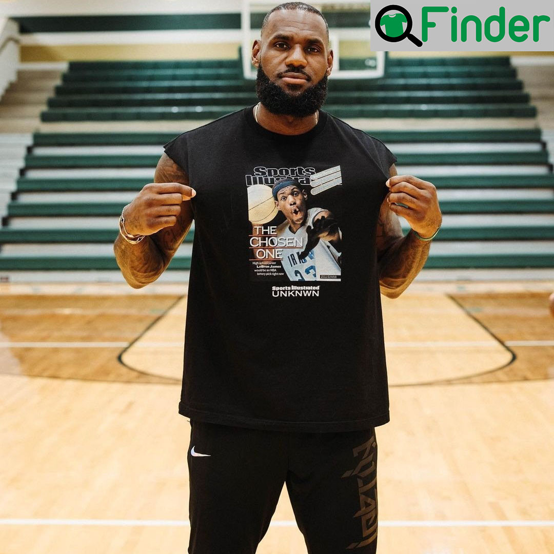 Lebron James Sports Illustrated The Chosen One Tee Shirt Lebron James Sports Illustrated The Chosen One Tee Shirt