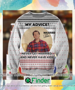 Al Bundy Married With Children Ugly Christmas Sweatshirt Sweater LIMITED EDITION