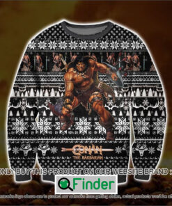 Conan The Barbarian Ugly Christmas Sweater Sweatshirt LIMITED EDITION