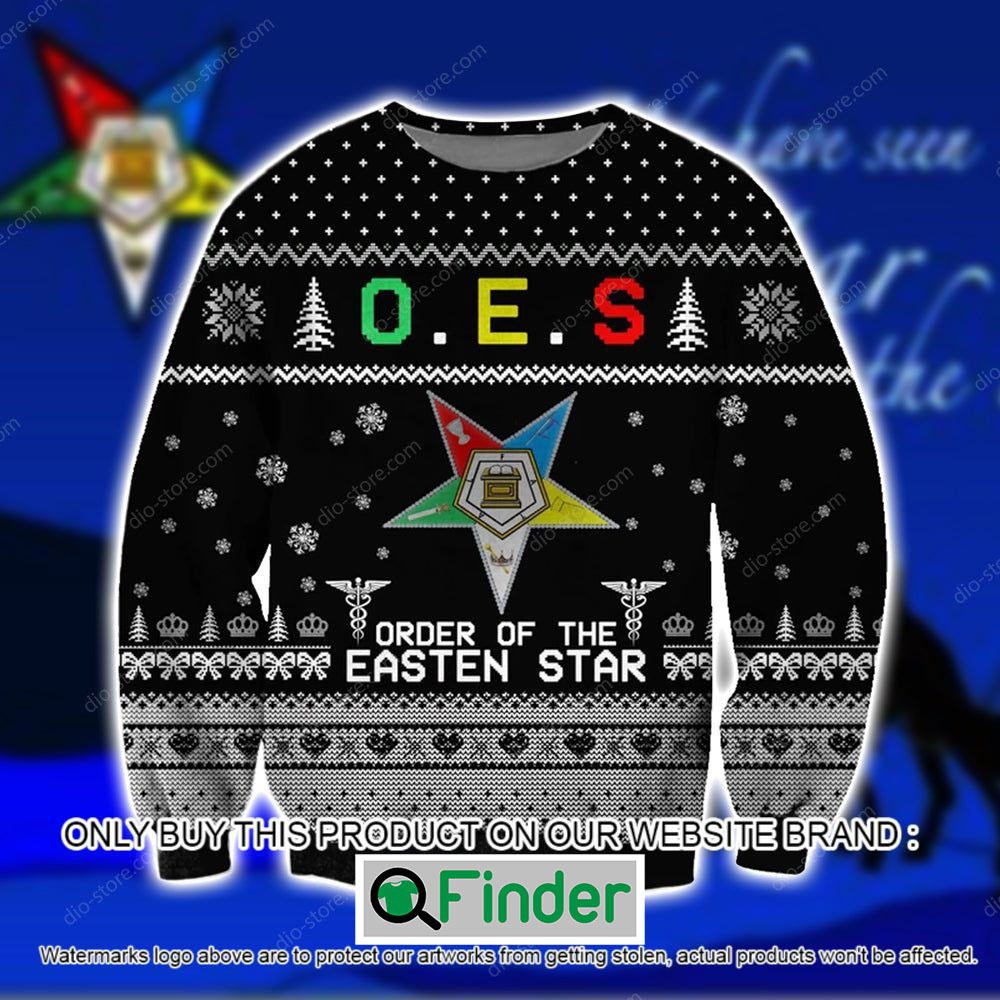 Order Of The Eastern Star Christmas Ugly Sweater Sweatshirt – LIMITED EDITION Order Of The Eastern Star Christmas Ugly Sweater Sweatshirt – LIMITED EDITION