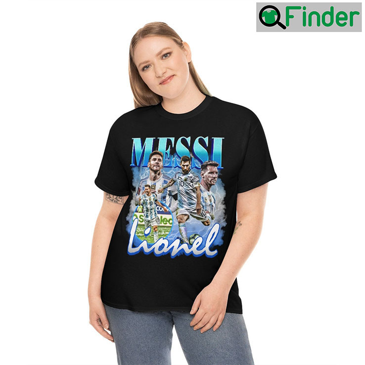 Lionel Messi Vintage Bootleg World Cup 2022 Football Player Shirts Lionel Messi Vintage Bootleg World Cup 2022 Football Player Shirts