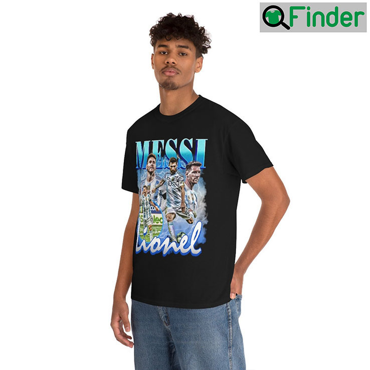 Lionel Messi Vintage Bootleg World Cup 2022 Football Player Unisex T Shirt Lionel Messi Vintage Bootleg World Cup 2022 Football Player Unisex T Shirt