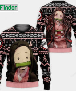 Nezuko Kamado Demon Slayer Ugly Christmas Sweatshirt 1