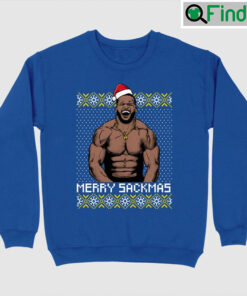 Aaron Donald Football 90s Vintage Merry Sackmas Sweatshirt Shirt