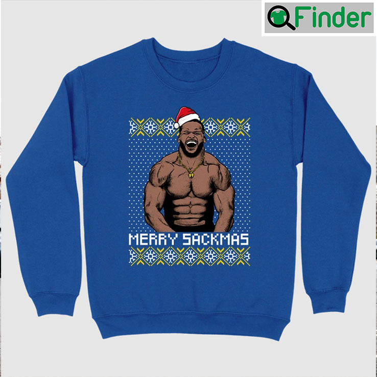 Aaron Donald Football 90s Vintage Merry Sackmas Sweatshirt Shirt Aaron Donald Football 90s Vintage Merry Sackmas Sweatshirt Shirt