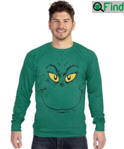 Dr. Seuss Grinch Face Sweatshirt