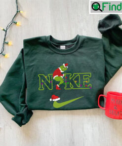 Nike Grinch Cute Merry Christmas Sweatshirt