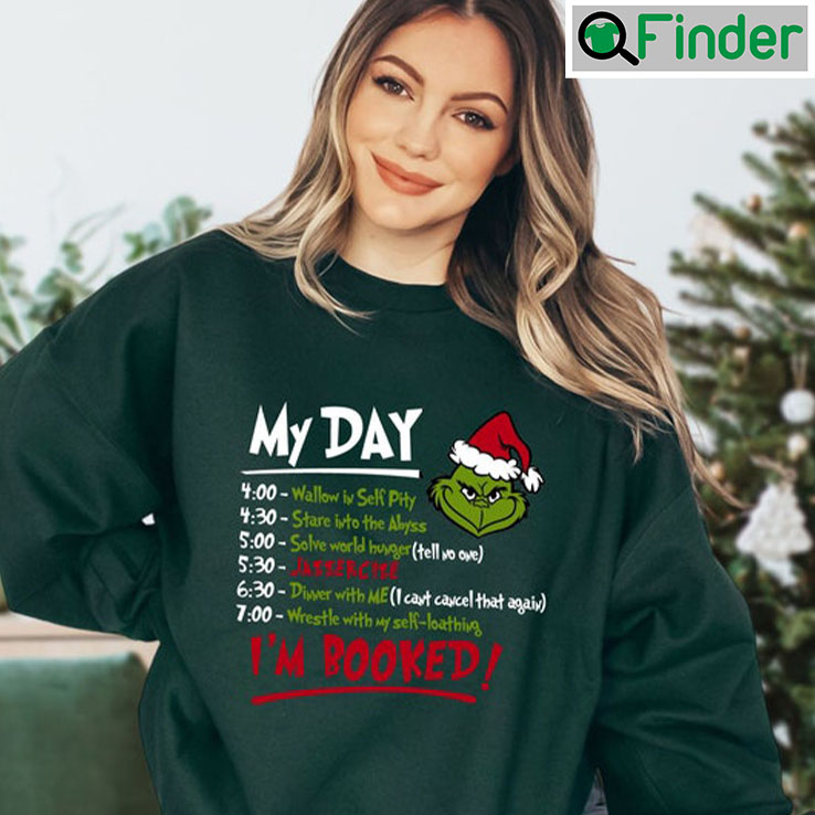 The Grinch Christmas Schedule Funny Sweatshirt Grinch Funny Crewneck Cute Christmas Hoodie Cozy Holiday Sweatshirt Grinch Gift The Grinch Christmas Schedule Funny Sweatshirt Grinch Funny Crewneck Cute Christmas Hoodie Cozy Holiday Sweatshirt Grinch Gift