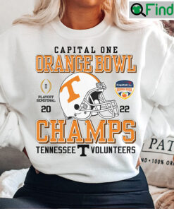 2022 Tennessee Volunteers Champions Orange Bowl Matchup Old School Shirt