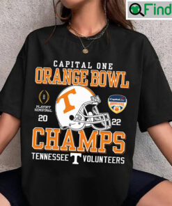 2022 Tennessee Volunteers Champions Orange Bowl Matchup Old School Tee