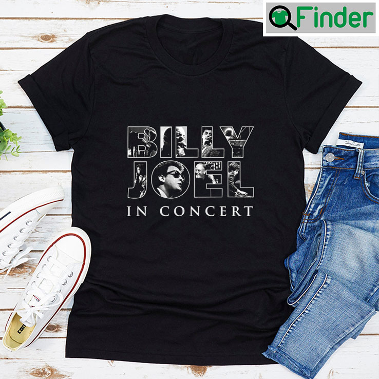 Billy Joel In Concert Classic Rock Music Legend T shirt Billy Joel In Concert Classic Rock Music Legend T shirt