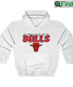 Chicago Bulls Vintage 90s Heavyweight NBA Hoodie