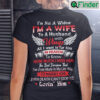 Im Not A Widow Im A Wife To A Husband With Wings T Shirt