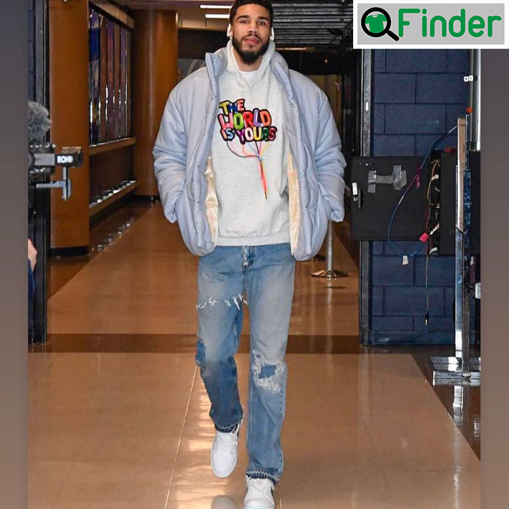 Jayson Tatum The World Is Yours T Shirt Jayson Tatum The World Is Yours T Shirt