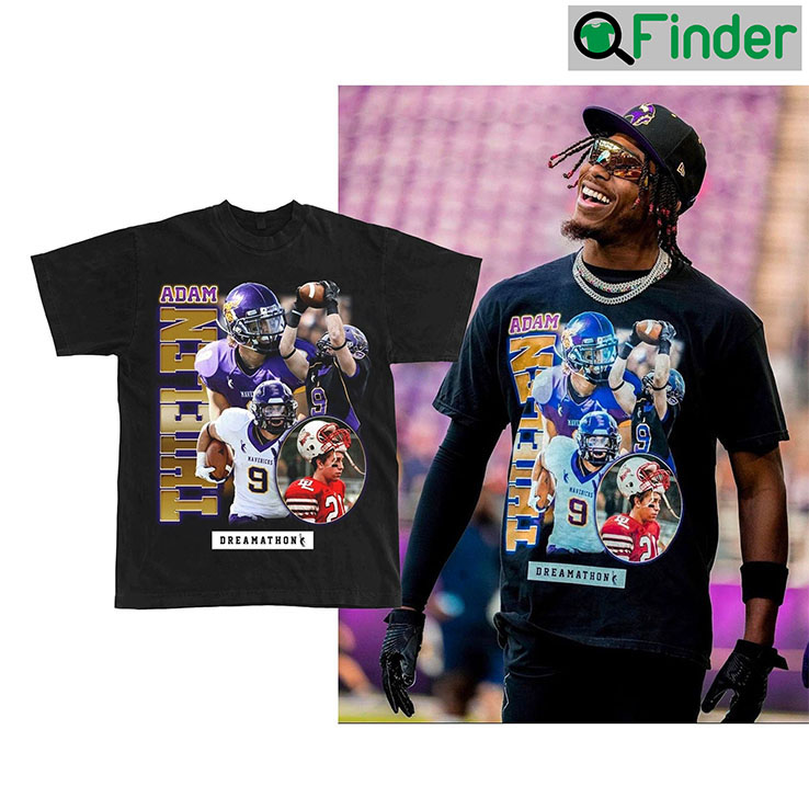 Justin Jefferson Vintage Adam Thielen T Shirt Justin Jefferson Vintage Adam Thielen T Shirt