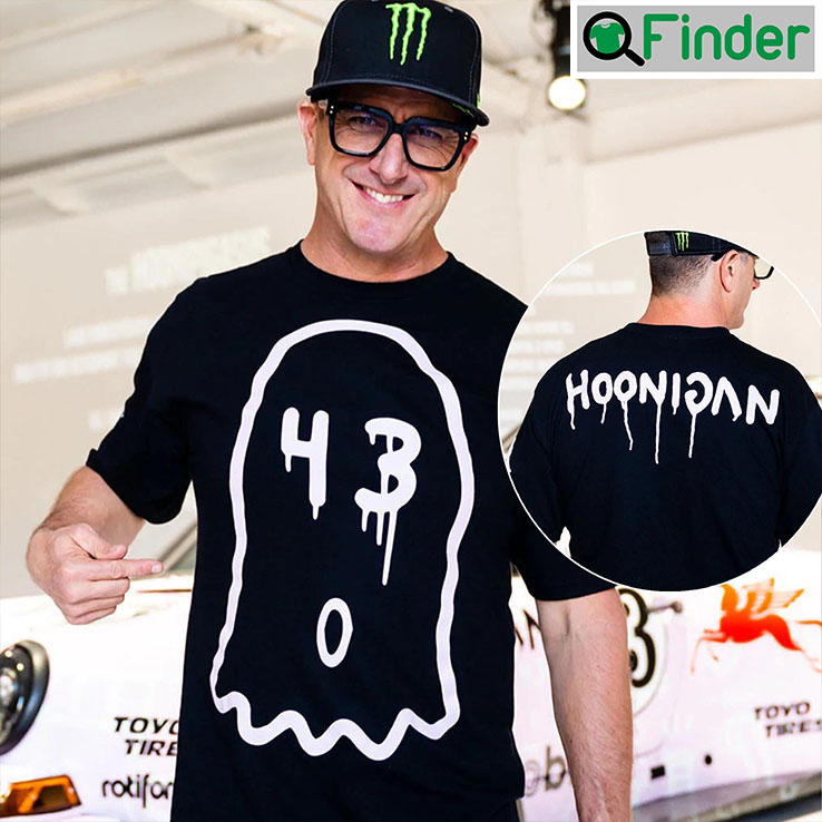 Ken Block 43 Hoonigan Big Ghost Shirt Rest In Peace Ken Block 43 Hoonigan Big Ghost Shirt Rest In Peace