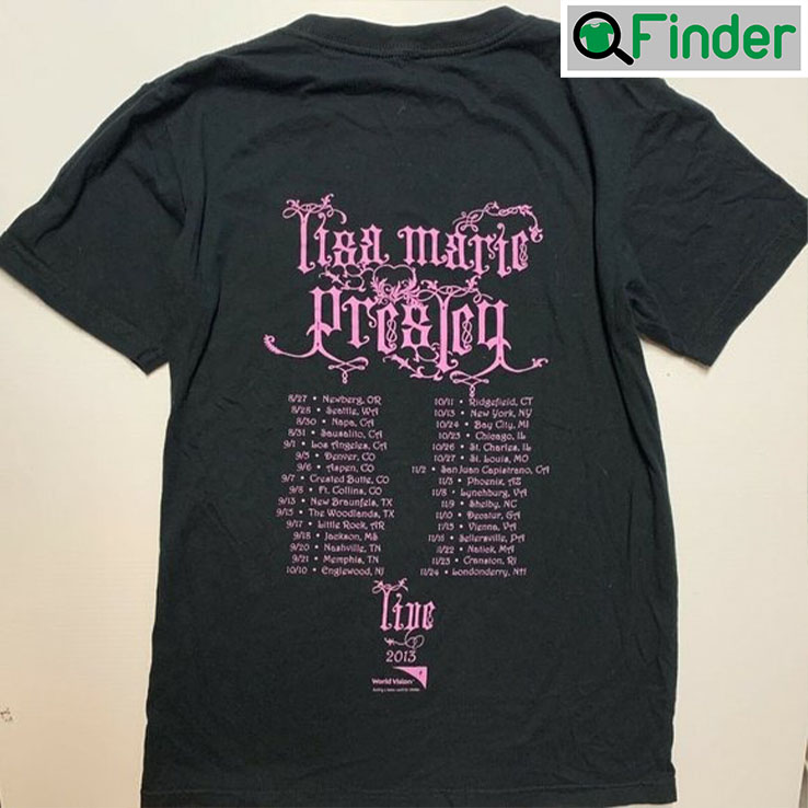 Lisa Marie Presley Live Concert shirt Lisa Marie Presley Live Concert shirt