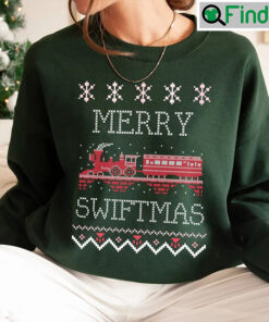 Merry Swiftmas Crewneck Sweatshirt Taylor Swift Ugly Sweater