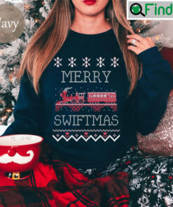 Merry Swiftmas Crewneck Sweatshirt Taylor Swift Ugly Sweater Hoodie