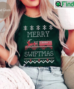Merry Swiftmas Crewneck Sweatshirt Taylor Swift Ugly Sweater Sweatshirt