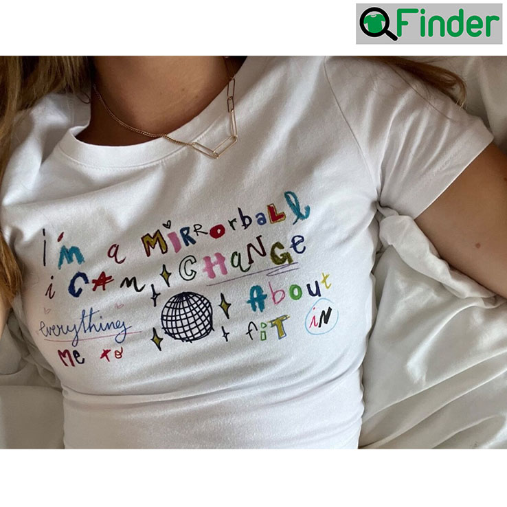 Mirrorball Taylor Swift Shirt Croptop Mirrorball Taylor Swift Shirt Croptop