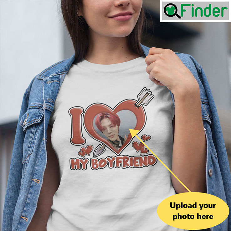Personalized I Love My Boyfriend Unisex Shirt Personalized I Love My Boyfriend Unisex Shirt