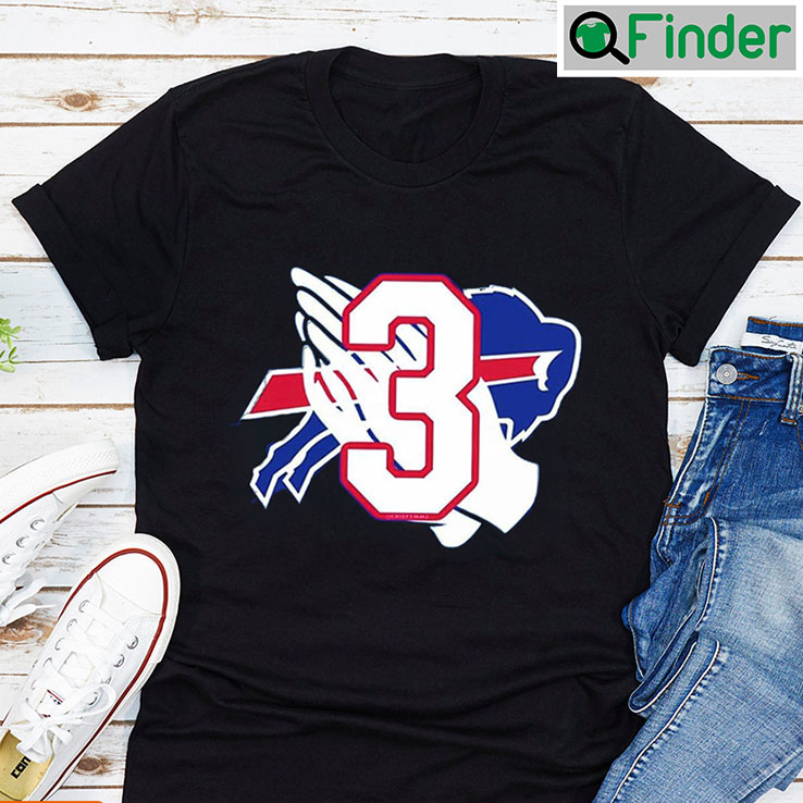 Pray For Damar Hamlin 3 Buffalo Football T shirt Pray For Damar Hamlin 3 Buffalo Football T shirt