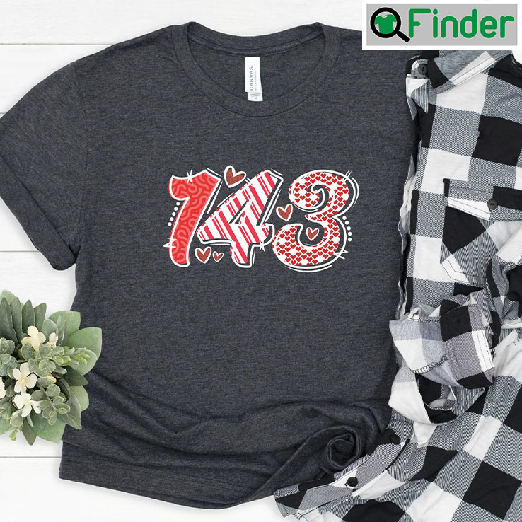 Retro Valentines Day 143 Happy Valentines Funny Couple Sweatshirt Retro Valentines Day 143 Happy Valentines Funny Couple Sweatshirt