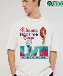 Rihanna Half Time Show Super Bowl T shirt